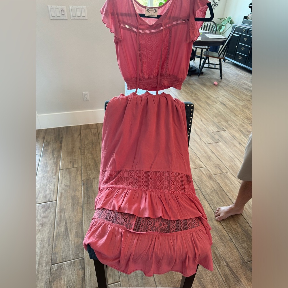 Mia Joy by Joyfolie size 12 skirt set
